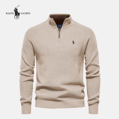 Maglione con zip al collo R&L (SALDI)