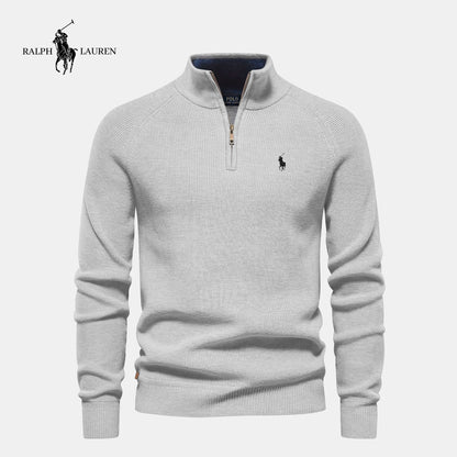 Maglione con zip al collo R&L (SALDI)